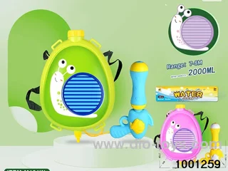2000ml backpack water gun in PVC bag with header