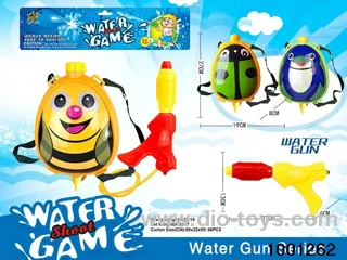 2000ml backpack water gun in PVC bag with header