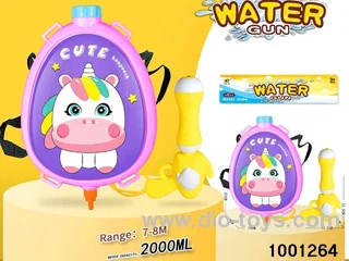 2000ml backpack water gun in PVC bag with header