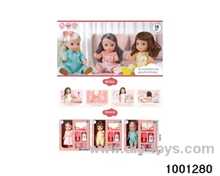 12-inch enamel doll suit in window box