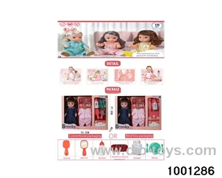 14-inch enamel doll suit in Hand box