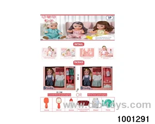 14-inch enamel doll suit in Hand box