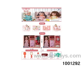 14-inch enamel doll suit in Hand box