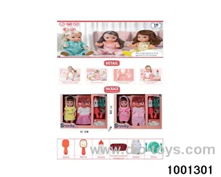 14-inch enamel doll suit in Hand box