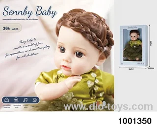 14-inch cotton doll (6-tone IC) in window box