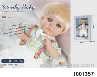 14-inch cotton doll (6-tone IC) in window box