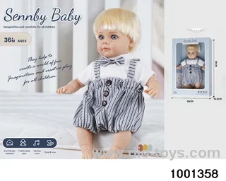 14-inch cotton doll (6-tone IC) in window box