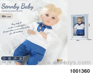 14-inch cotton doll (6-tone IC) in window box