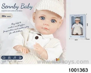 14-inch cotton doll (6-tone IC) in window box