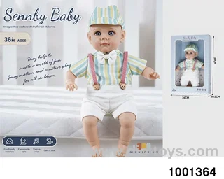14-inch cotton doll (6-tone IC) in window box
