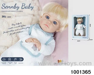 14-inch cotton doll (6-tone IC) in window box