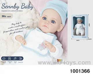 14-inch cotton doll (6-tone IC) in window box