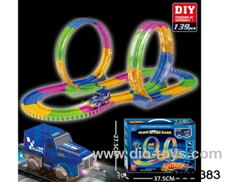 139pcs Luminous track