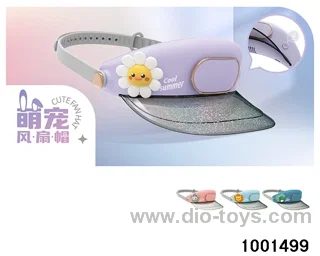 Flower duck hat fan in color box