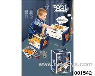 Children's tools in color box