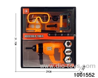 Children's tools in color box