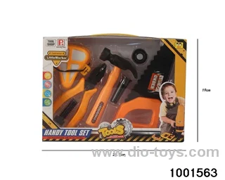 Children's tools in color box