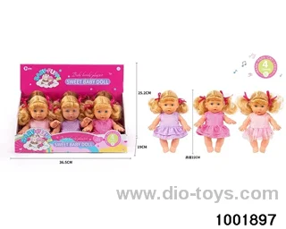4-tone 9-inch doll in window box