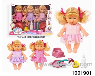 4-tone 9-inch doll suit in window box
