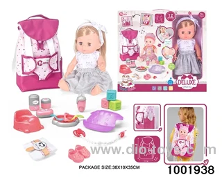 14-inch enamel doll with 12-tone IC in window box