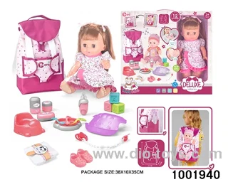 14-inch enamel doll with 12-tone IC in window box