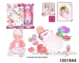 14-inch enamel doll with 12-tone IC in window box