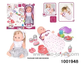 14-inch enamel doll with 12-tone IC in window box