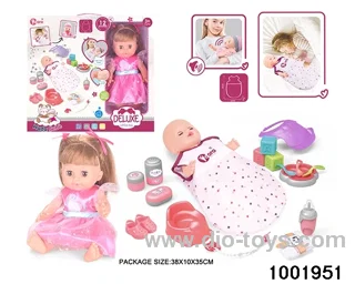 14-inch enamel doll with 12-tone IC in window box