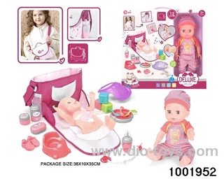 14-inch enamel doll with 12-tone IC in window box