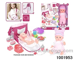14-inch enamel doll with 12-tone IC in window box