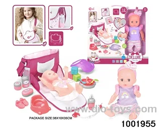 14-inch enamel doll with 12-tone IC in window box