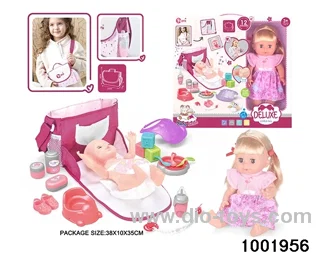 14-inch enamel doll with 12-tone IC in window box