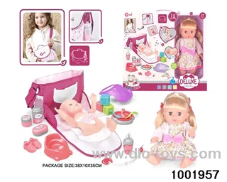 14-inch enamel doll with 12-tone IC in window box