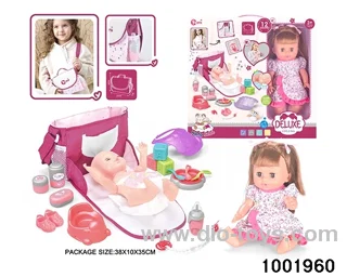 14-inch enamel doll with 12-tone IC in window box