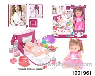 14-inch enamel doll with 12-tone IC in window box