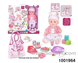 14-inch enamel doll with 12-tone IC in window box