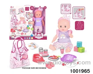 14-inch enamel doll with 12-tone IC in window box