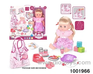 14-inch enamel doll with 12-tone IC in window box