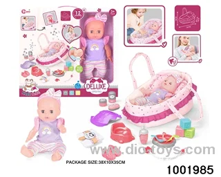 14-inch enamel doll with 12-tone IC in window box