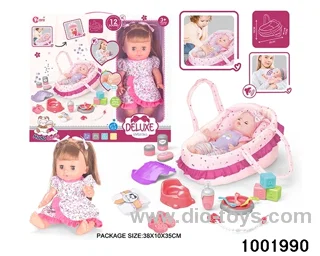 14-inch enamel doll with 12-tone IC in window box