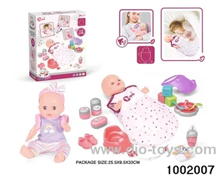 14-inch enamel doll with 12-tone IC in color box