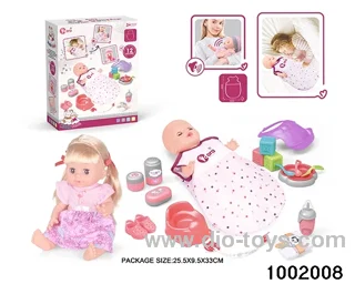 14-inch enamel doll with 12-tone IC in color box