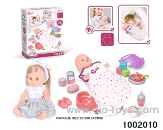 14-inch enamel doll with 12-tone IC in color box