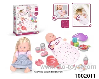14-inch enamel doll with 12-tone IC in color box