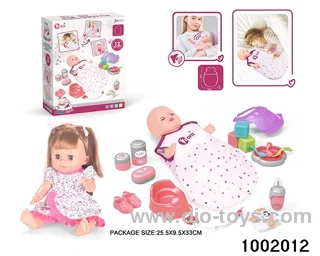 14-inch enamel doll with 12-tone IC in color box