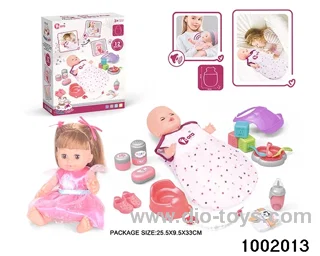 14-inch enamel doll with 12-tone IC in color box