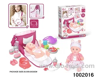 14-inch enamel doll with 12-tone IC in color box