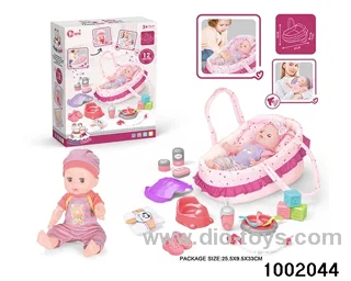 14-inch enamel doll with 12-tone IC in color box