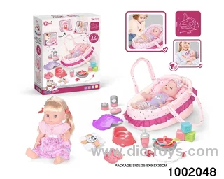 14-inch enamel doll with 12-tone IC in color box