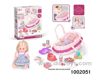 14-inch enamel doll with 12-tone IC in color box